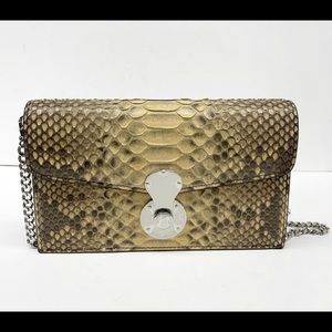 Ralph Lauren Ricky Python Chain wallet